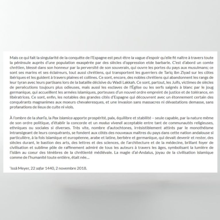 La conquête musulmane de l'Espagne - Agha Ibrahim Akram - Editions Ribât