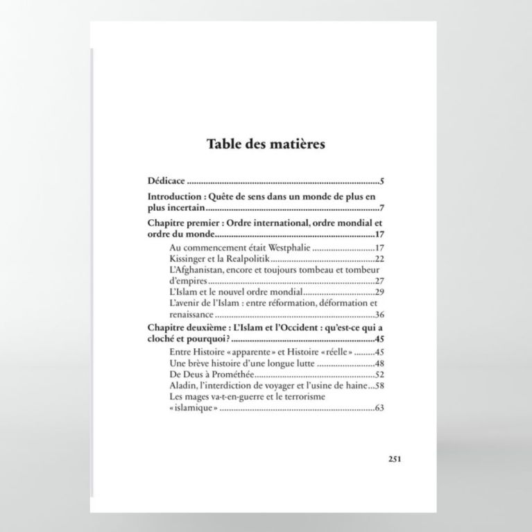 L'islam et l’ordre du monde - Amir Nour - éditions Héritage L'islam et l’ordre du monde - Amir Nour - éditions Héritage
