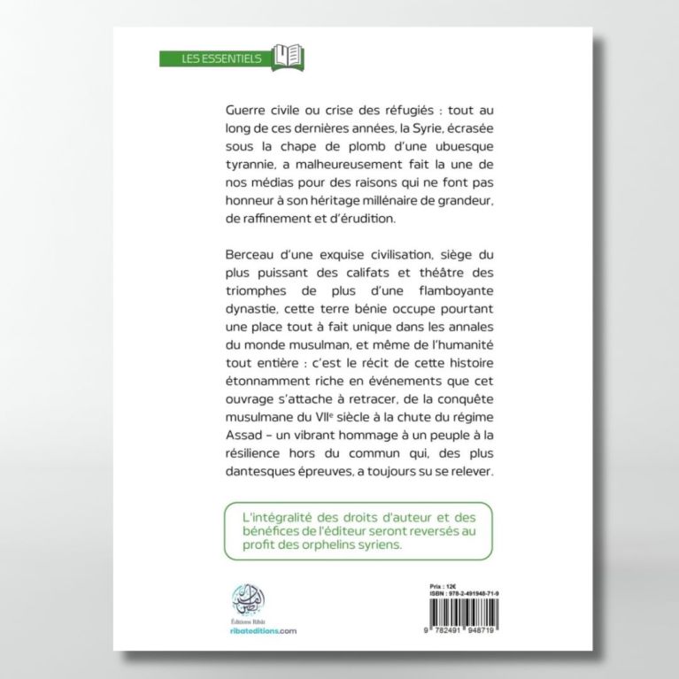 Une brève histoire de la Syrie - Issa Meyer - Editions Ribât Une brève histoire de la Syrie - Issa Meyer - Editions Ribât
