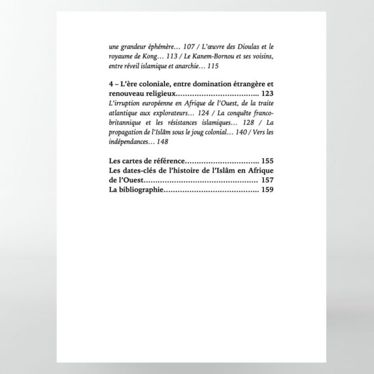 Une brève histoire de l'Afrique de l'ouest islamique- Editions Ribât Une brève histoire de l'Afrique de l'ouest islamique- Editions Ribât