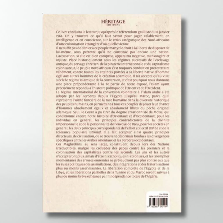 Histoire politique de l'Afrique du Nord - Mohand Tazerout - éditions Héritage Histoire politique de l'Afrique du Nord - Mohand Tazerout - éditions Héritage