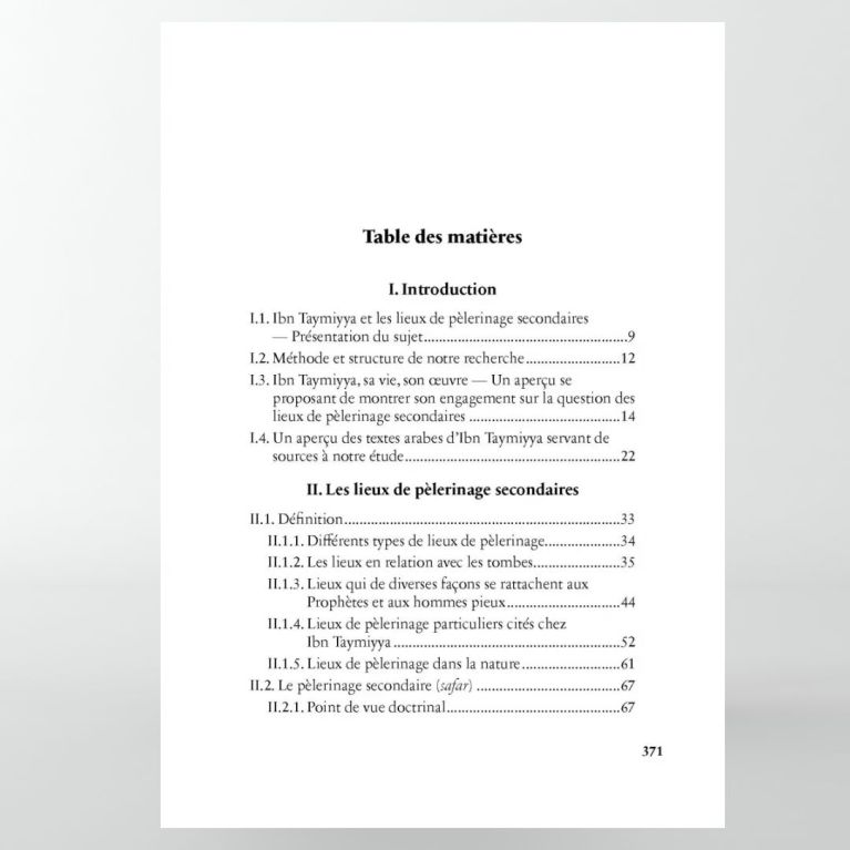 Culte des saints et pèlerinages chez Ibn Taymiyya - Niels Henrik Olesen - éditions Héritage Culte des saints et pèlerinages chez Ibn Taymiyya - Niels Henrik Olesen - éditions Héritage
