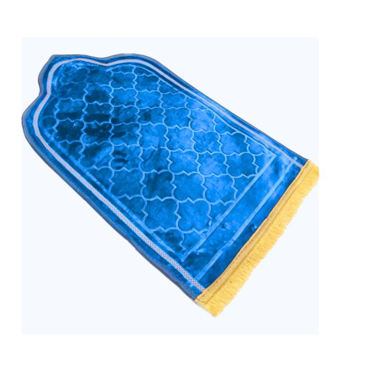 Tapis de Prière Molletonné- Motif Arabesque - Adulte - 70 x115 cm