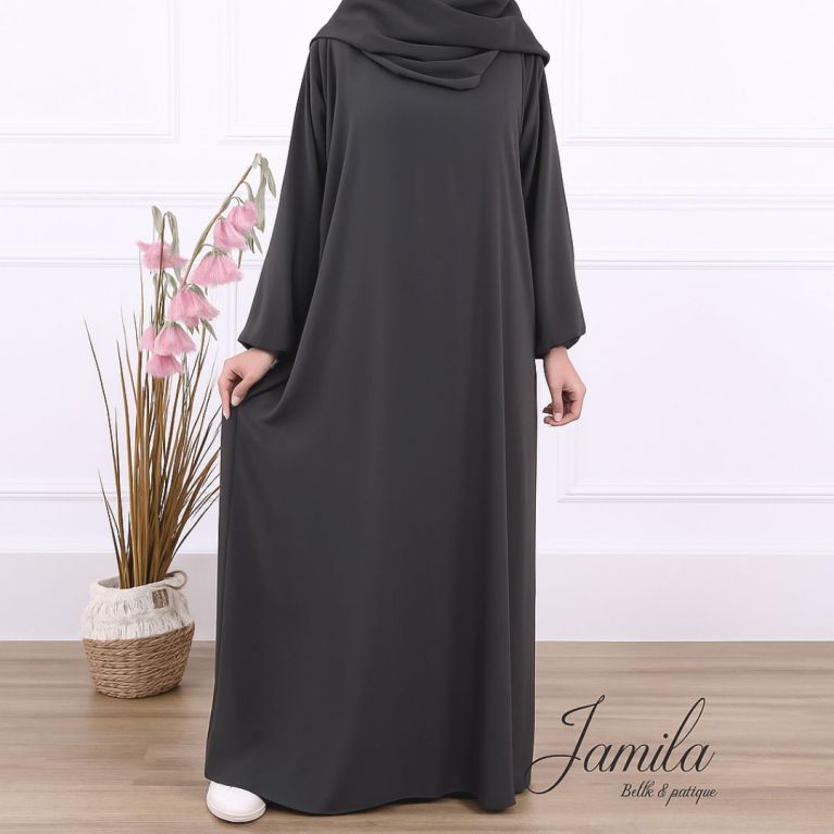 Abaya pour femme - manche élastique - Royal - Jamila Abaya pour femme - manche élastique - Royal - Jamila