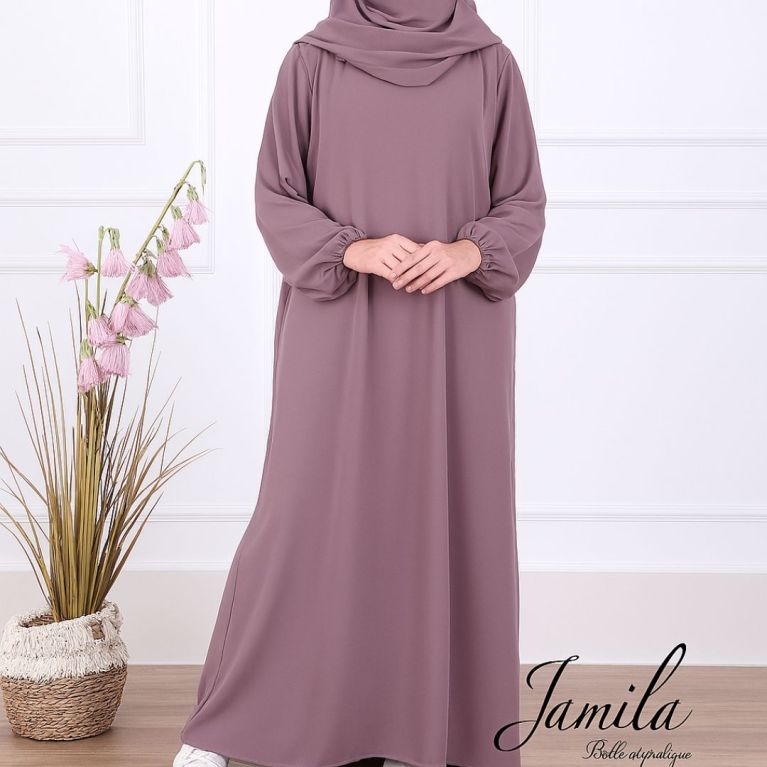 Abaya pour femme - manche élastique - Royal - Jamila Abaya pour femme - manche élastique - Royal - Jamila