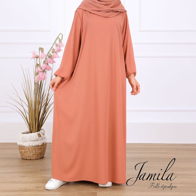 Abaya pour femme - manche élastique - Royal - Jamila Abaya pour femme - manche élastique - Royal - Jamila