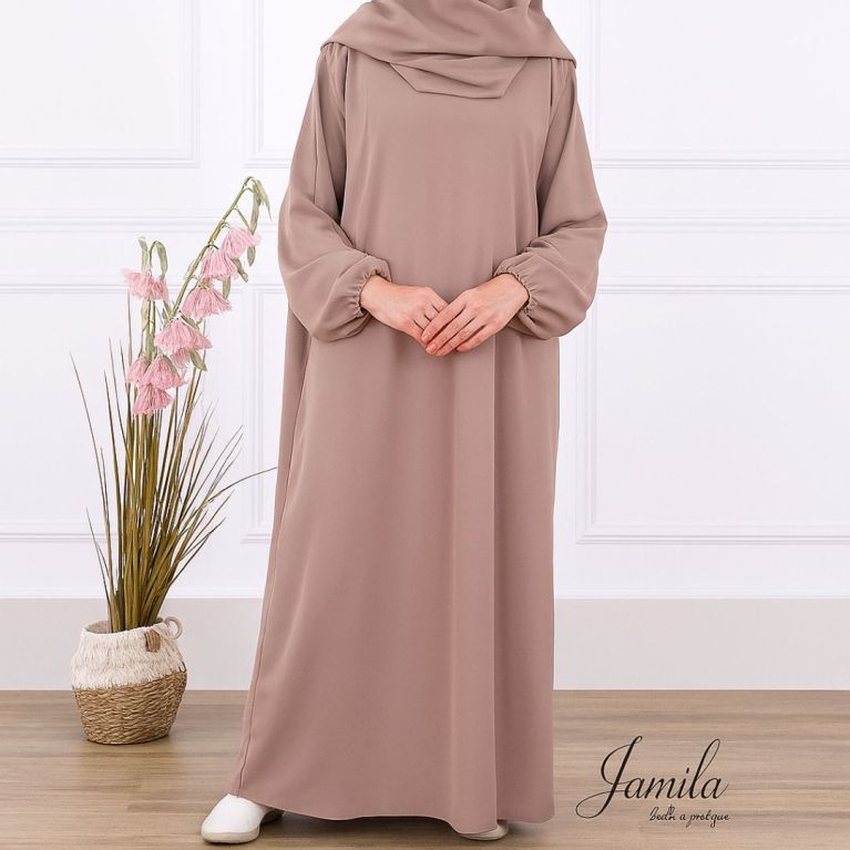 Abaya pour femme - manche élastique - Royal - Jamila Abaya pour femme - manche élastique - Royal - Jamila