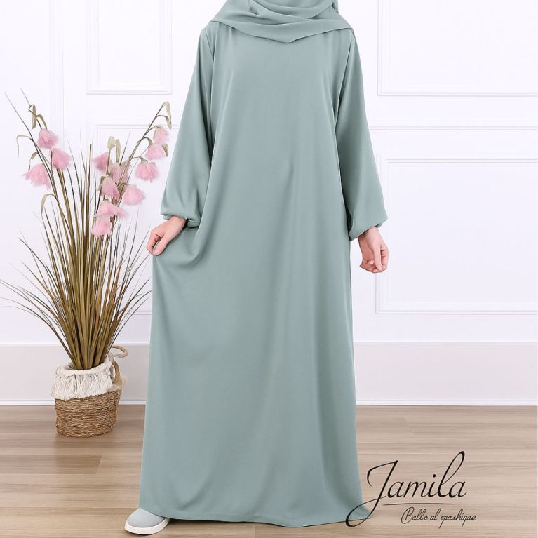 Abaya pour femme - manche élastique - Royal - Jamila Abaya pour femme - manche élastique - Royal - Jamila
