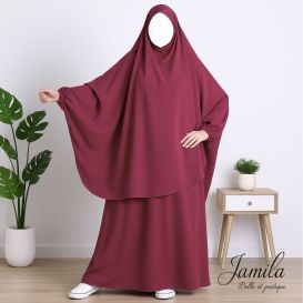 Jilbab 2 Pièces - Royal - Léger - Jamila