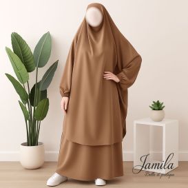 Jilbab 2 Pièces - Royal - Léger - Jamila