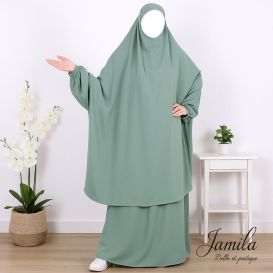 Jilbab 2 Pièces - Royal - Léger - Jamila