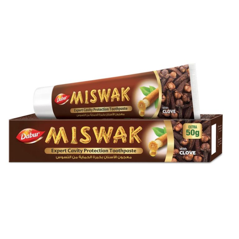 Dentifrice Herbal Miswak - GRAND : 120gr + 50gr Gratuit - Laboratoire Dabur