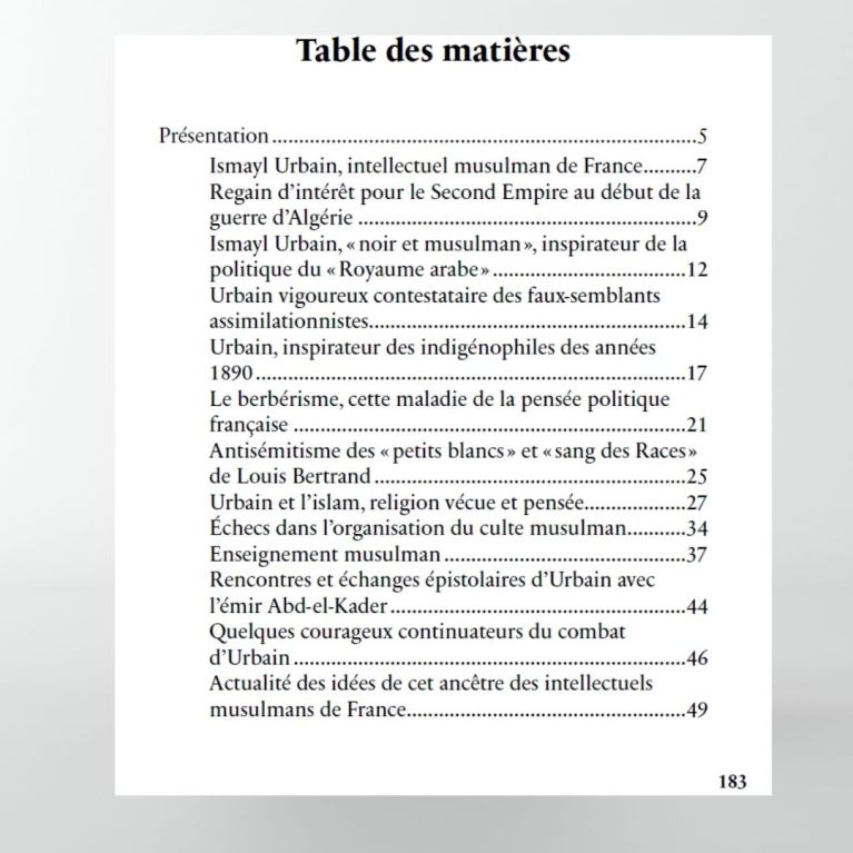 L'Islam et la "laïcité" coloniale - Thomas Ismayl Urbain - édition Héritage