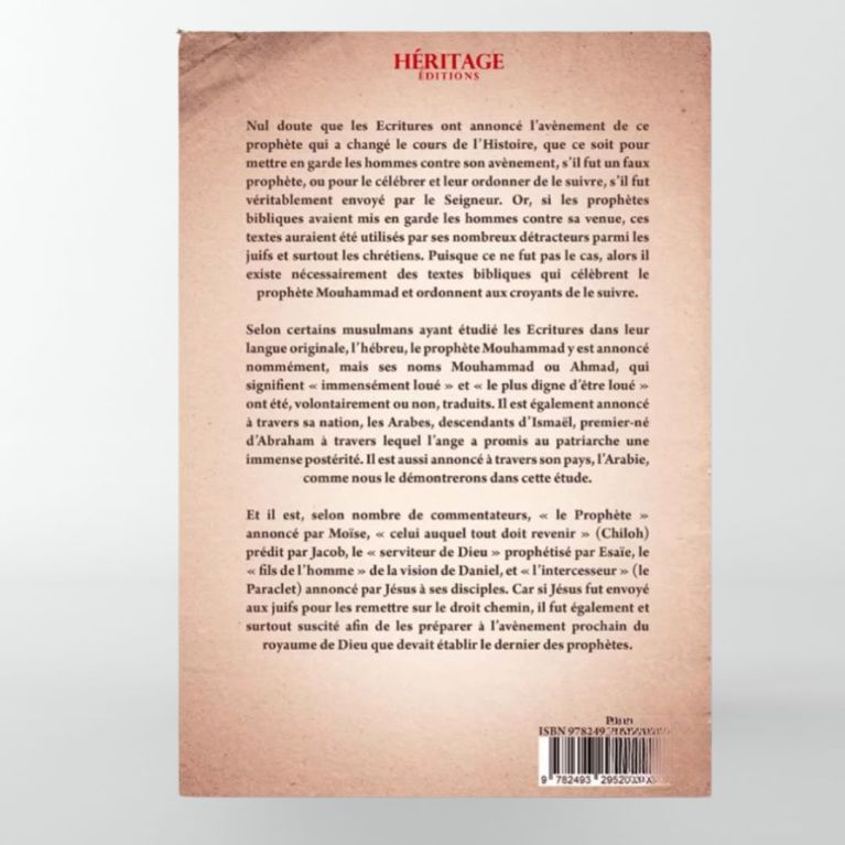 Mouhammad Est-Il Un Prophète ? - Par Rachid Maach - Edition Héritage