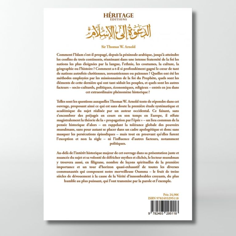 La prédication de l'Islam - Sir Thomas W.Arnold - Editions Héritage