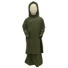 Robe de prière fille - Jupe et abaya : 2 pièces - Soundouss