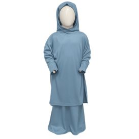 Robe de prière fille - Jupe et abaya : 2 pièces - Soundouss