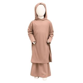 Robe de prière fille - Jupe et abaya : 2 pièces - Soundouss