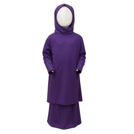 Robe de prière fille - Jupe et abaya : 2 pièces - Soundouss