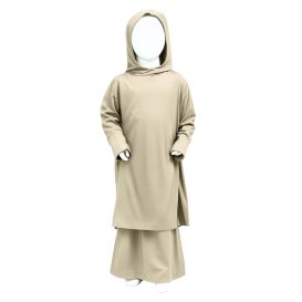 Robe de prière fille - Jupe et abaya : 2 pièces - Soundouss