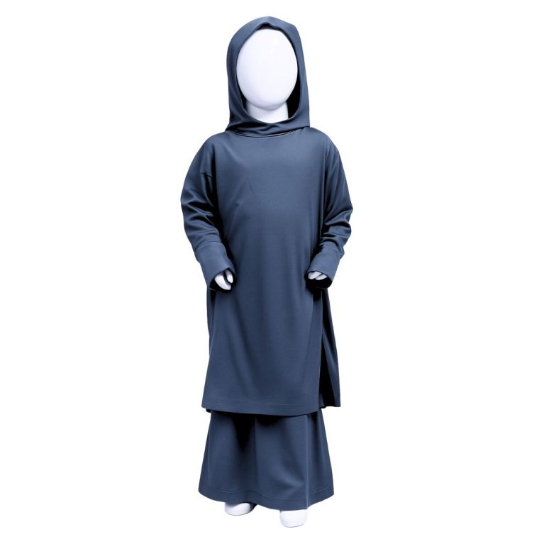 Robe de prière fille - Jupe et abaya : 2 pièces - Soundouss