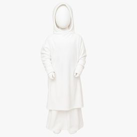 Robe de prière fille - Jupe et abaya : 2 pièces - Soundouss