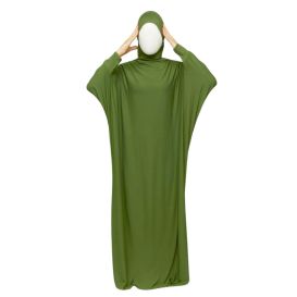  Abaya Papillon avec hijab - tenue de prière pour femme - Taille unique - Soundouss