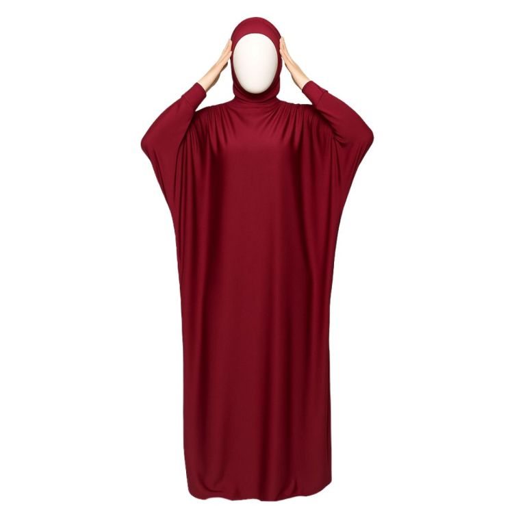 Abaya Papillon avec hijab - tenue de prière pour femme - Taille unique - Soundouss Abaya Papillon avec hijab - tenue de prière pour femme - Taille unique - Soundouss