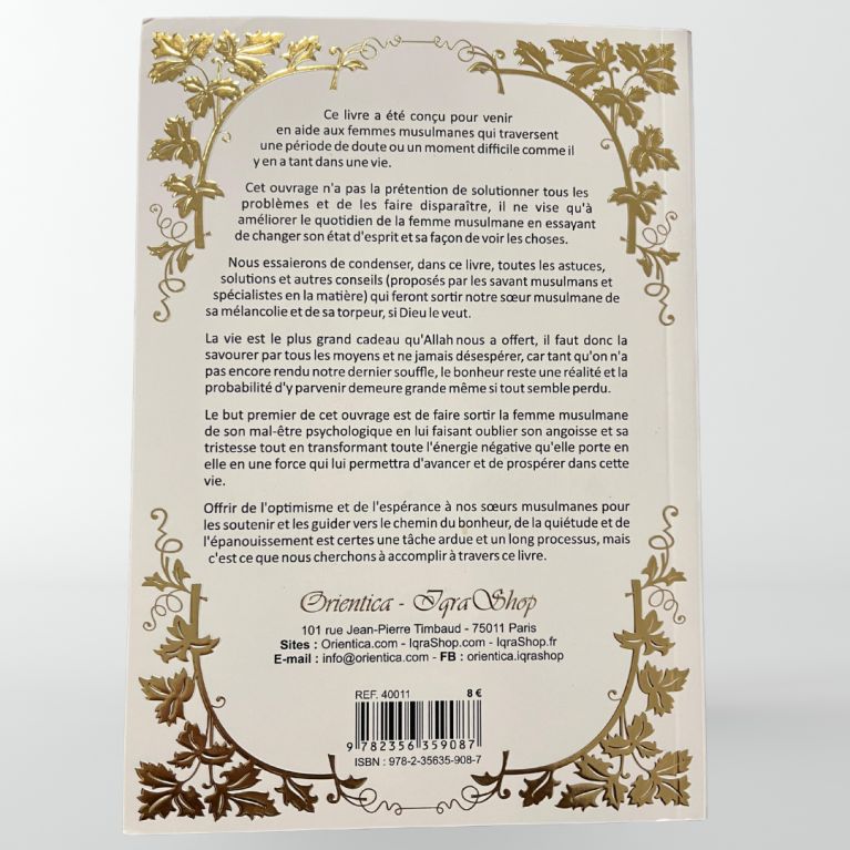 Ne sois pas triste, ma soeur (Couverture blanc doré) - Editions Orientica Ne sois pas triste, ma soeur (Couverture blanc doré) - Editions Orientica