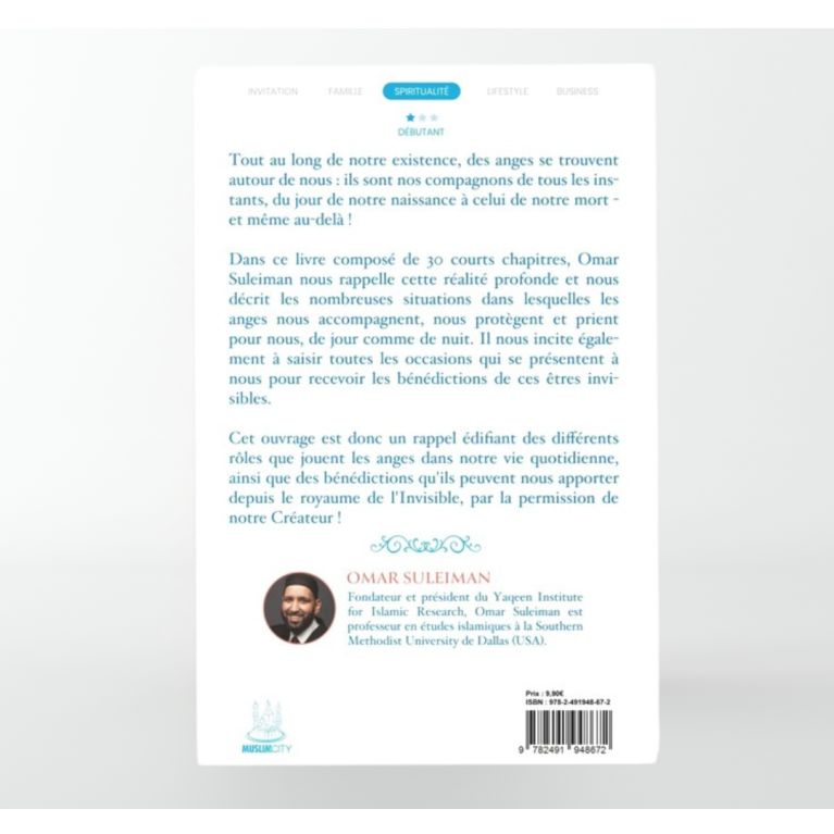 Les Anges autour de nous : 30 aperçus du monde invisible - Omar Suleiman - MuslimCity