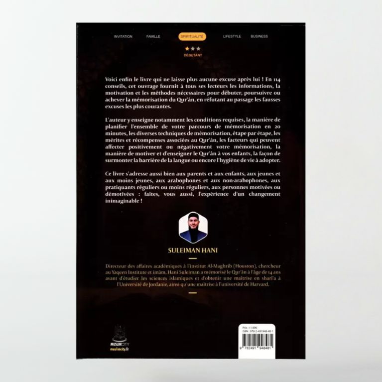 114 conseils pour mémoriser le Quran - Suleiman Hani - MuslimCity