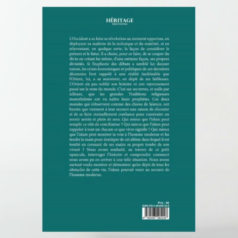 L'islam au secours de l'homme moderne : tome n°1 - Thomas Sibille - éditions Héritage