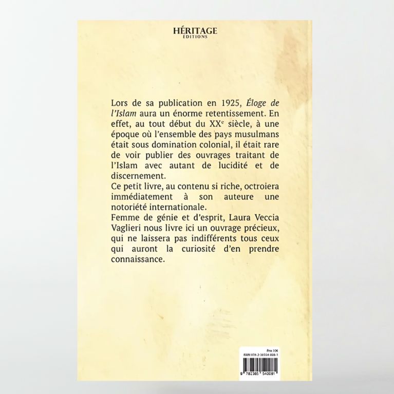 Éloge de l'Islam - Laura Veccia Vaglieri - Héritage Edition