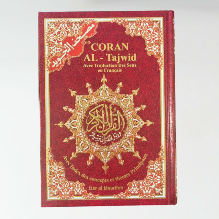 Coran Al Tajwid - Grand Format - Français / Arabe - 17 X 24,50 cm - Edition Al Maarifa Coran Al Tajwid - Grand Format - Français / Arabe - 17 X 24,50 cm - Edition Al Maarifa