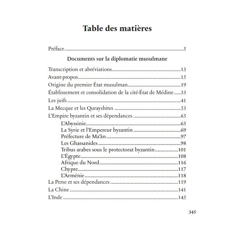 Documents sur la diplomatie musulmane - Muhammad Hamidullah - Héritage Documents sur la diplomatie musulmane - Muhammad Hamidullah - Héritage