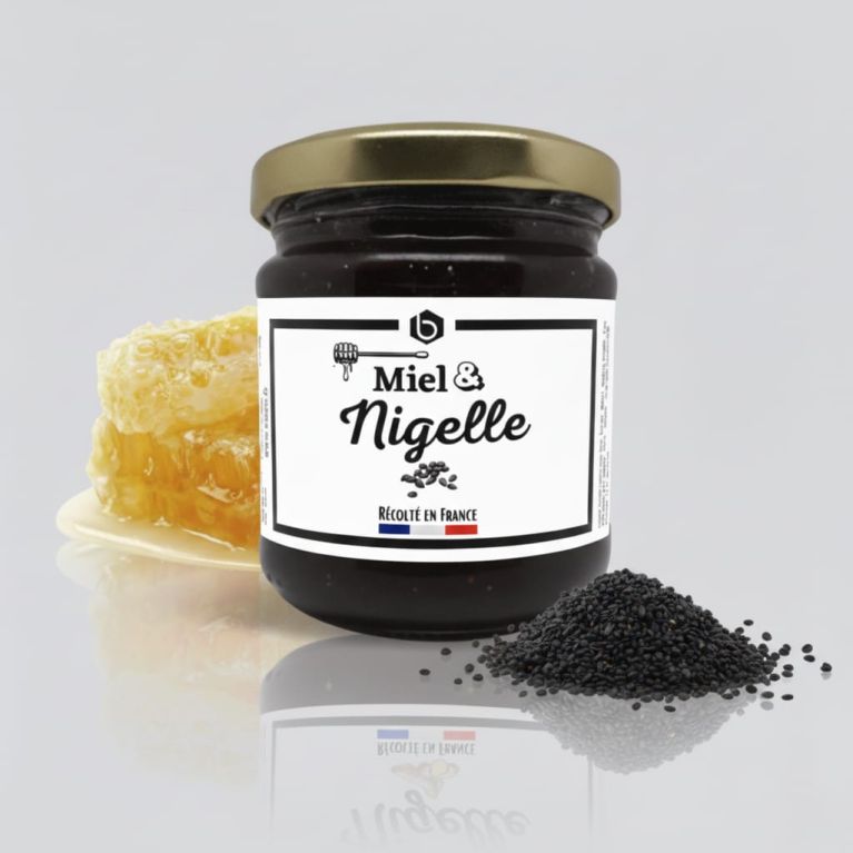 Miel & Nigelle 250 g – Préparation naturelle