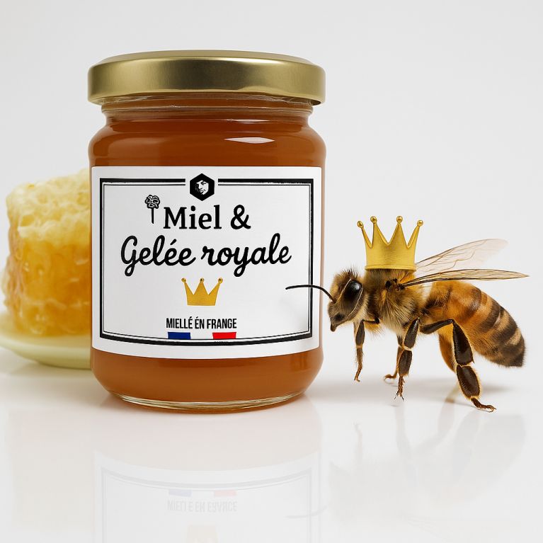 Miel & Gelée Royale 250 g –- Préparation naturelle - BEELAL
