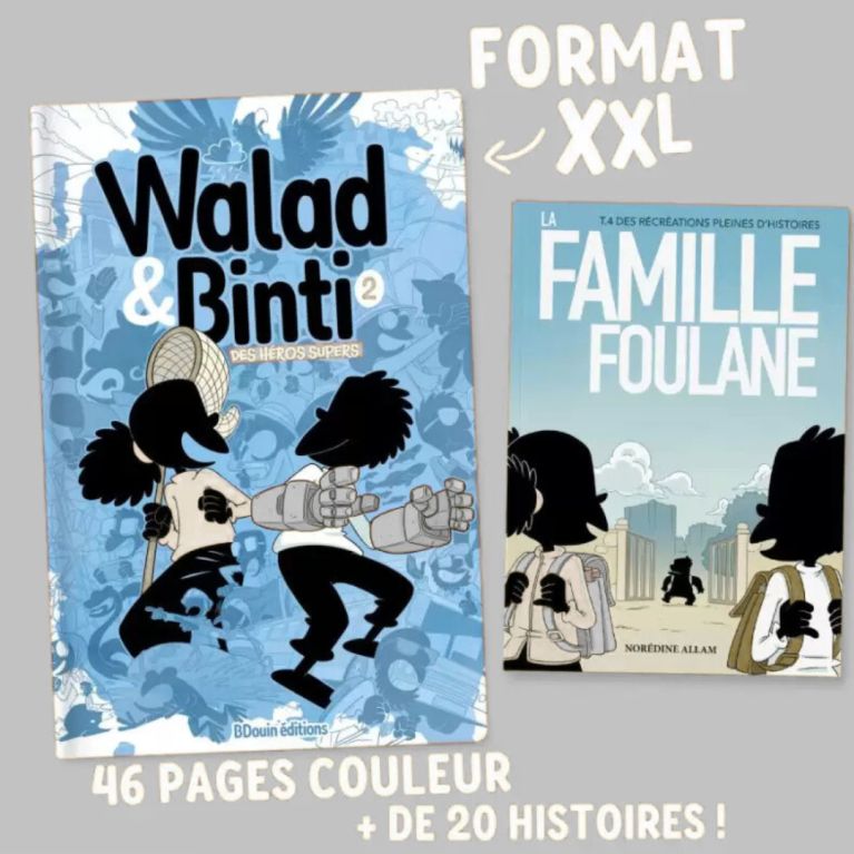 Walad et Binti – Tome 2 : Des héros supers – Edition Du Bdouin