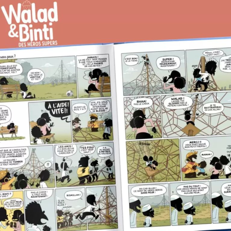 Walad et Binti – Tome 2 : Des héros supers – Edition Du Bdouin
