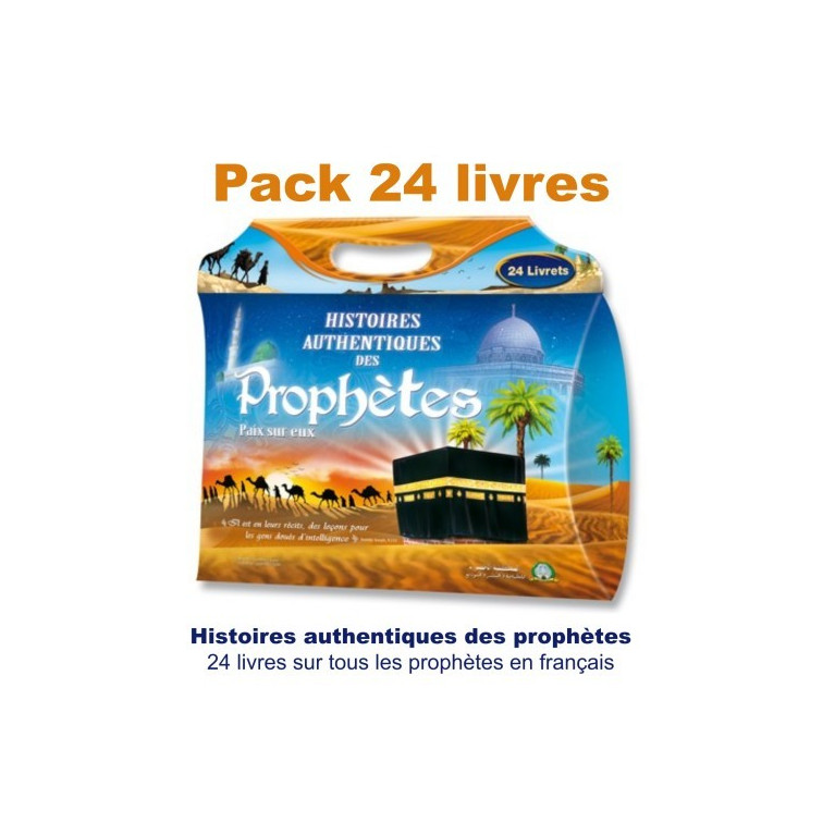 Pack 24 livres - Histoires Authentiques Des Prophètes (paix sur eux) - Français - Edition Orientica