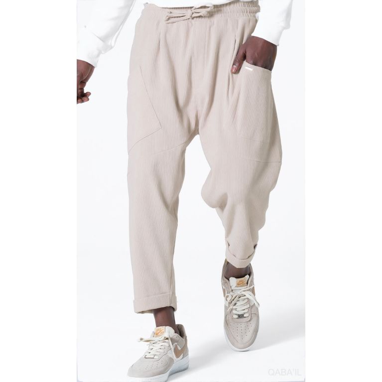 Sarouel Kadife Qaba’il – Tissu Velvet pour homme