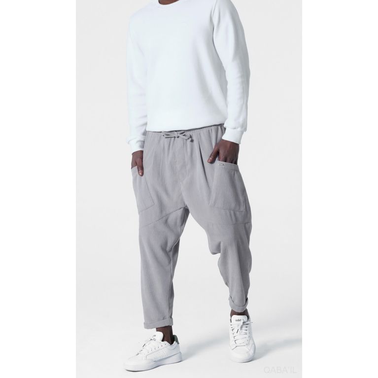 Sarouel Kadife Qaba’il – Tissu Velvet pour homme