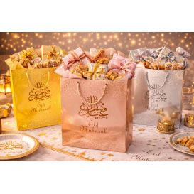 Sac décoratif Eïd Mubarak pour cadeaux de fête musulmane