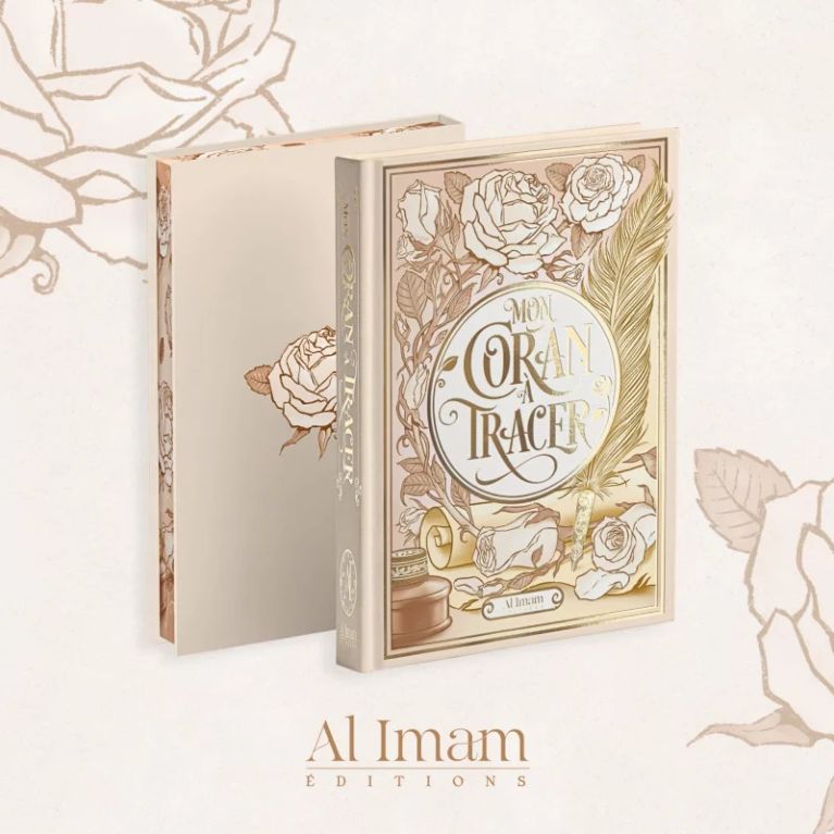 Mon Coran à tracer - Rose Pastel-17 x 24 cm -Editions Al Imam