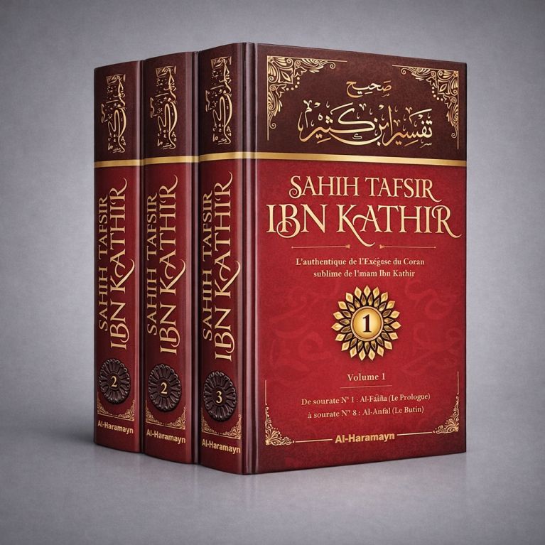 Sahih Tafsir Ibn Kathir – Tafsir complet en 3 volumes - Édition Al Haramayn