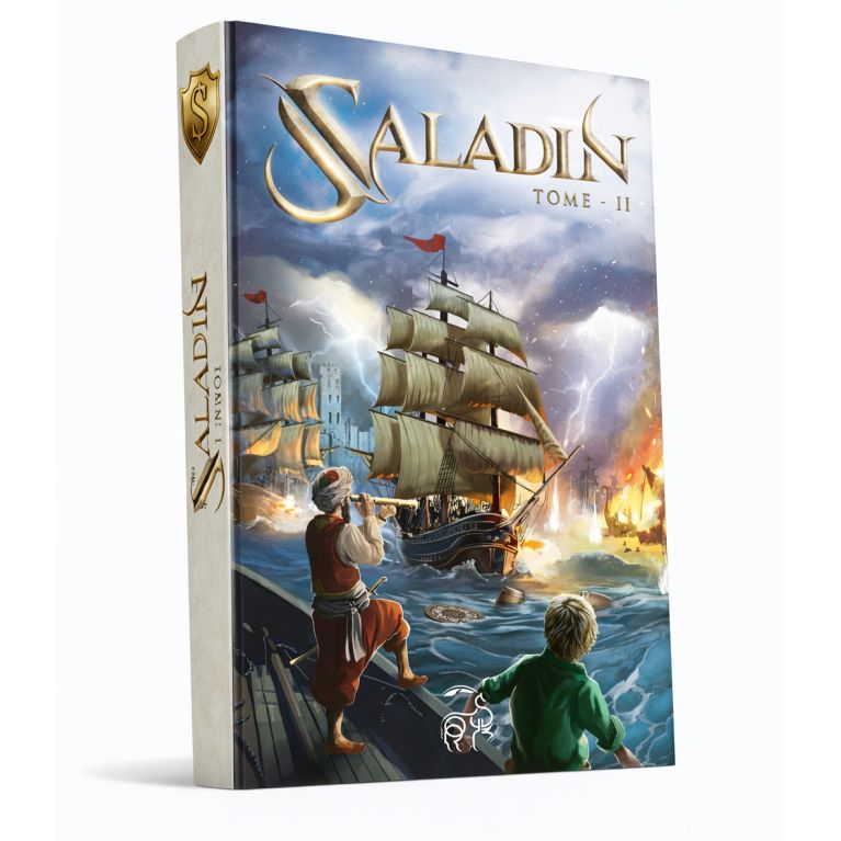 Saladin et l'anneau magique - Tome 2 - Remonter le Temps, Rencontrer l'Histoire - Lyess Chacal - Oryms