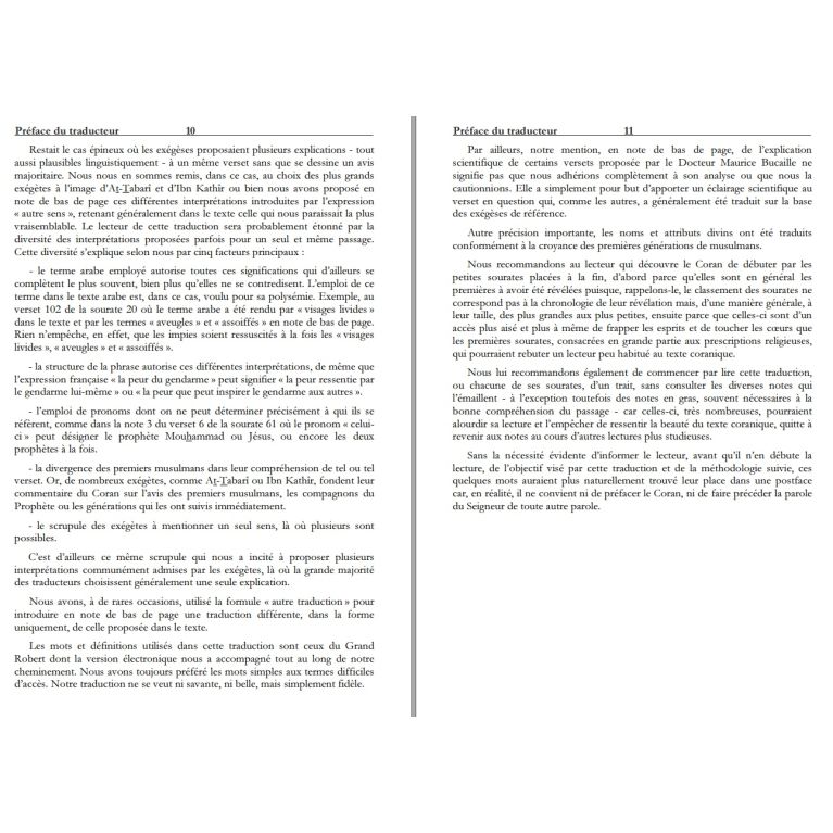 Le Coran – Traduction du sens de ses versets d’après les exégèses de référence – Édition Al-Haramayn