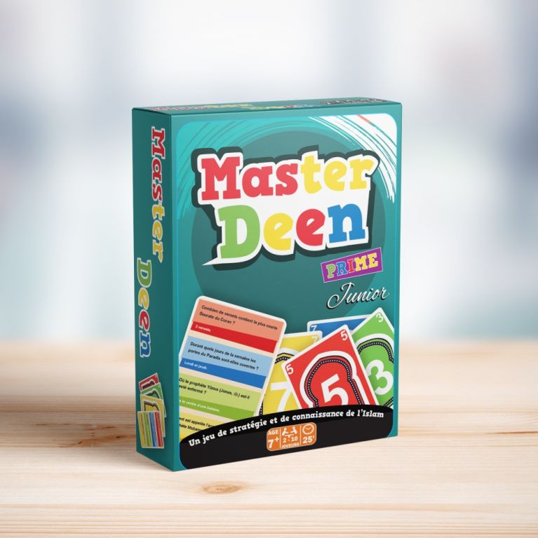 Master Deen Prime Junior - Boite Métallique - Jeu de Cartes à Partir de 7 Ans - Osratouna