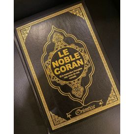 Le Noble Coran et la traduction française du sens de ses versets – Bilingue Français/Arabe – Grand Format 21 x 28,5 cm – Couvert