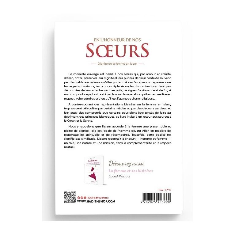 En l'honneur de nos sœurs – Dignité de la femme en islam – Rachid Maach – Éditions Al Hadith